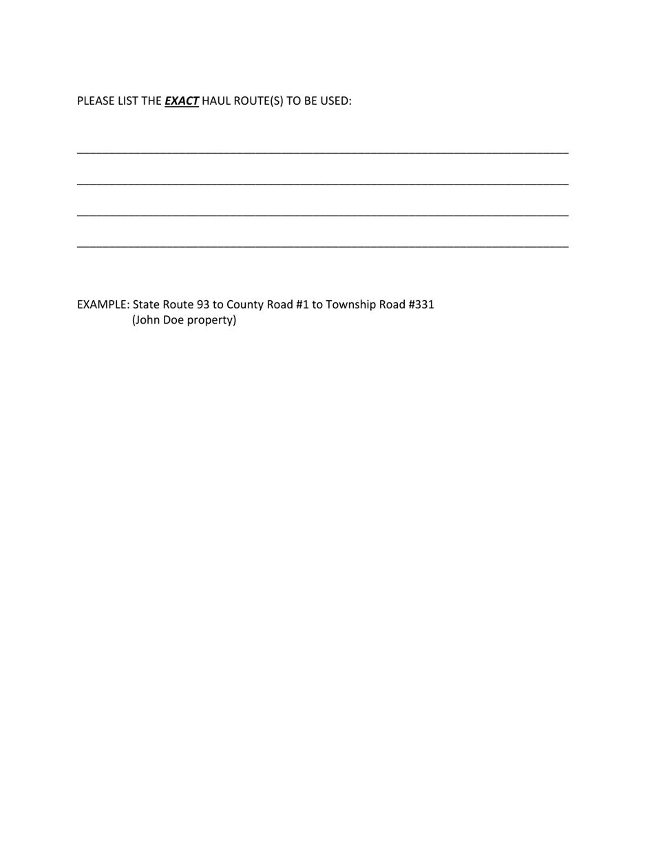 Road Repair Agreement - Athens County, Ohio, Page 4