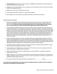 Athens County Utility Application/Permit - Athens County, Ohio, Page 3