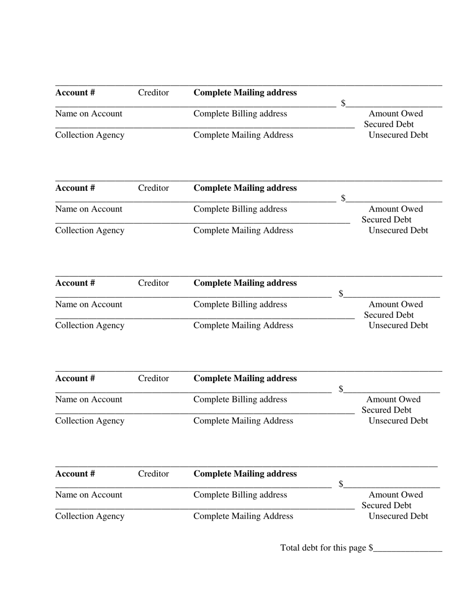 Application for Appointment of Trustee - Franklin County, Ohio, Page 3