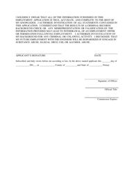 Application for Employment - Athens County, Ohio, Page 7