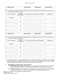 Form 10.01-F Information for Parenting Proceeding Affidavit (R.c. 3127.23(A)) - Franklin County, Ohio, Page 2