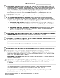 Form 10.01-R Dating Violence Civil Protection Order (Dtcpo) Full Hearing - Franklin County, Ohio, Page 3