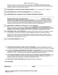 Form 10.01-R Dating Violence Civil Protection Order (Dtcpo) Full Hearing - Franklin County, Ohio, Page 4