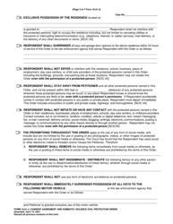 Form 10.01-J Consent Agreement and Domestic Violence Civil Protection Order - Franklin County, Ohio, Page 3