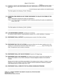 Form 10.01-J Consent Agreement and Domestic Violence Civil Protection Order - Franklin County, Ohio, Page 5