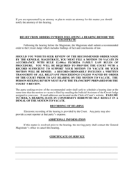 Notice of Hearing Before General Magistrate - Clay County, Florida, Page 2
