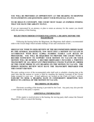 Notice of Video Conferencing Hearing Using Zoom Before General Magistrate - Clay County, Florida, Page 3
