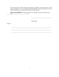 Order of Referral to General Magistrate - Temporary Needs Gms - Clay County, Florida, Page 4