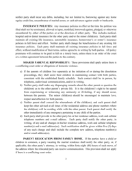 Standing Family Law Court Order - Clay County, Florida, Page 3