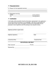 Application for Rezoning - Okaloosa County, Florida, Page 3