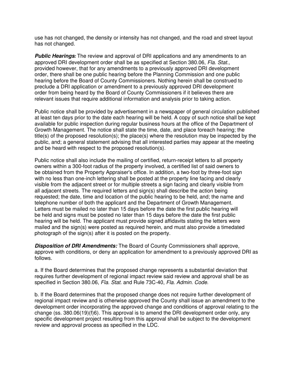 Application for Development of Regional Impact Amendment - Okaloosa County, Florida, Page 3