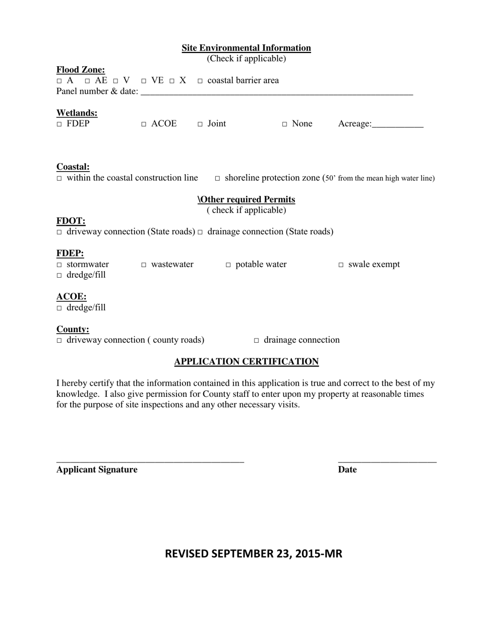 Application for Concurrency Compliance  Development Order Review - Okaloosa County, Florida, Page 8