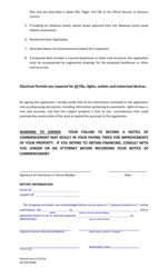 Form 12-0710 Residential Dock Application/Requirements - Okaloosa County, Florida, Page 2