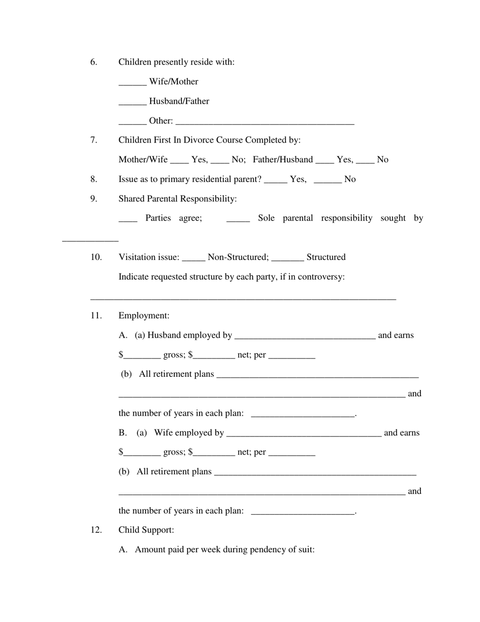 Clay County, Florida Pretrial Stipulation - Fill Out, Sign Online and ...