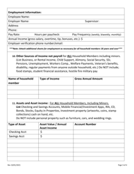 Application for Housing Assistance - Nsp Rental Housing Program - Okaloosa County, Florida, Page 3