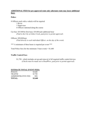 Run/Walk Administrative Permit Application - City of Johns Creek, Georgia (United States), Page 2