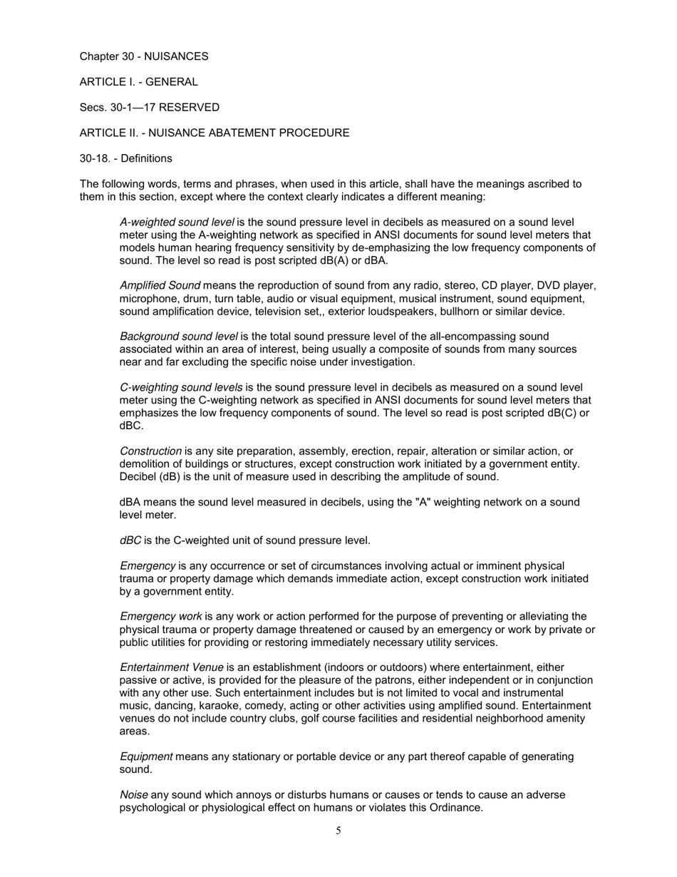 Special Event Permit Application (Administrative Permit) - City of Johns Creek, Georgia (United States), Page 5