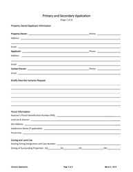 Primary and Secondary Variance Application - City of Johns Creek, Georgia (United States), Page 4