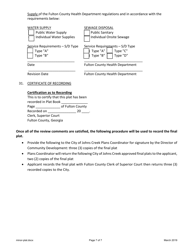 Minor Plat Application - City of Johns Creek, Georgia (United States), Page 7