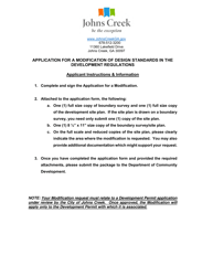 Application for a Modification of Design Standards in the Development Regulations - City of Johns Creek, Georgia (United States), Page 2