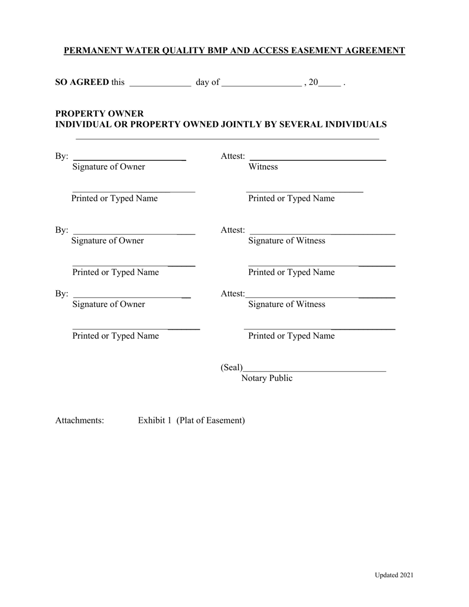 Stormwater Facilities Maintenance Agreement - City of Johns Creek, Georgia (United States), Page 10