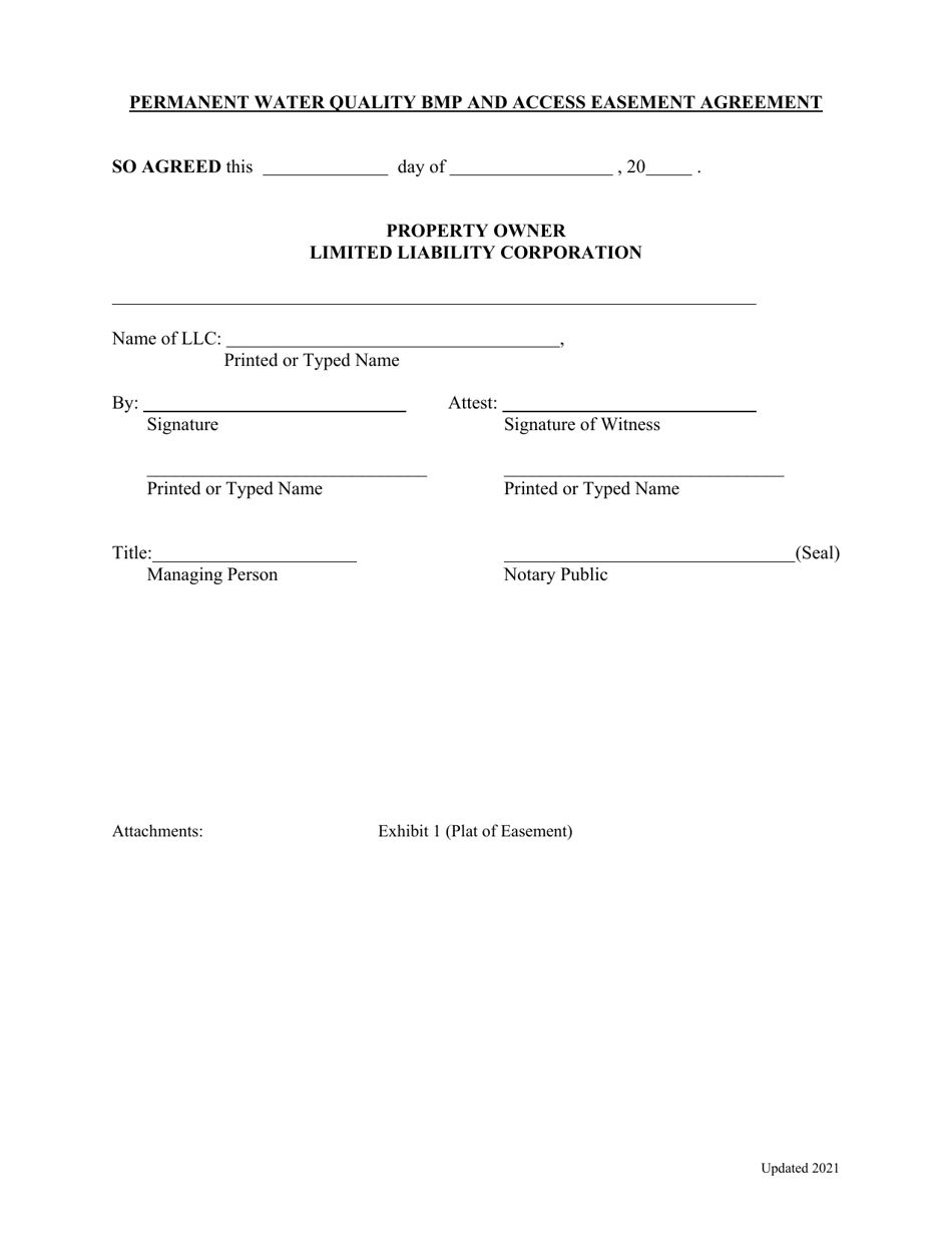 Stormwater Facilities Maintenance Agreement - City of Johns Creek, Georgia (United States), Page 13