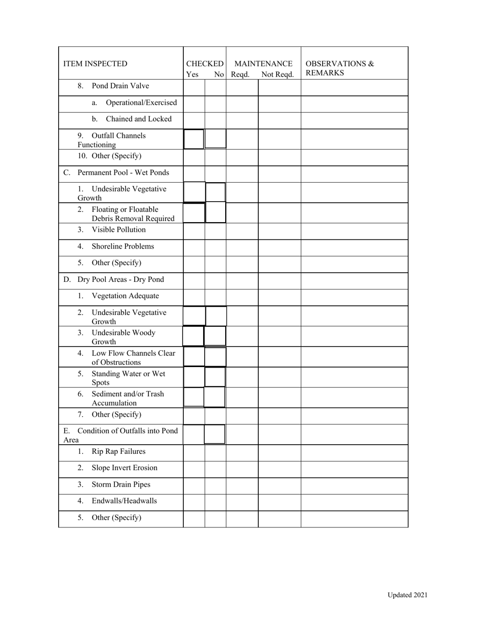 Stormwater Facilities Maintenance Agreement - City of Johns Creek, Georgia (United States), Page 16