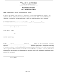 Building Permit Application - Village of Amityville, New York, Page 5
