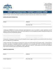 Zoning Permit Application - Commercial Use Change/Upfit - Town of Selma, North Carolina, Page 4