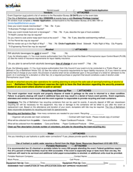 Special Event Application - City of Bethlehem, Pennsylvania, Page 3