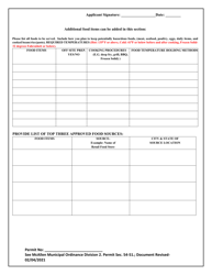 Long Term Temporary Event Application - City of McAllen, Texas, Page 6