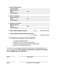 Conditional Use Application - Bethlehem Township, Pennsylvania, Page 2