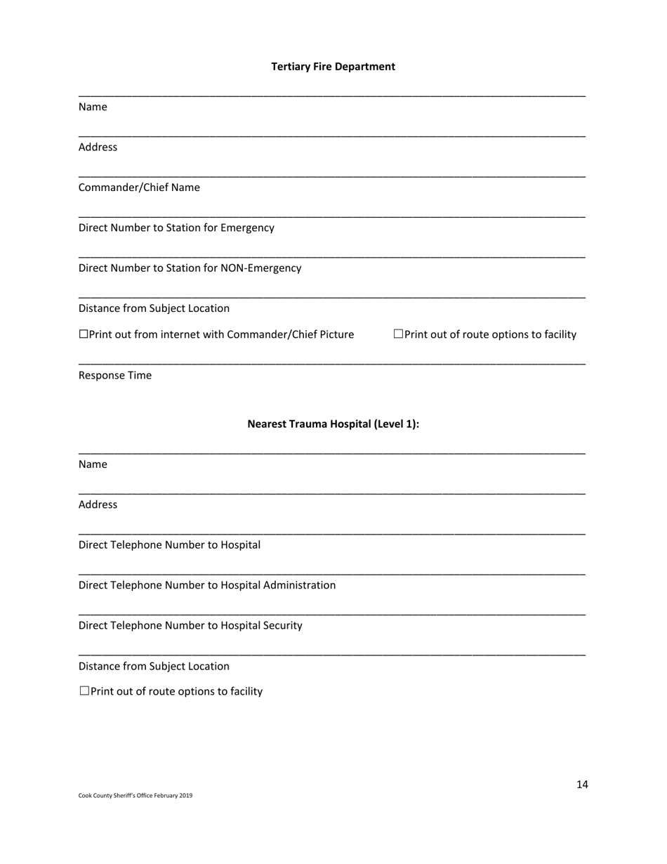 Business Safety Plan Workbook - Cook County, Illinois, Page 14