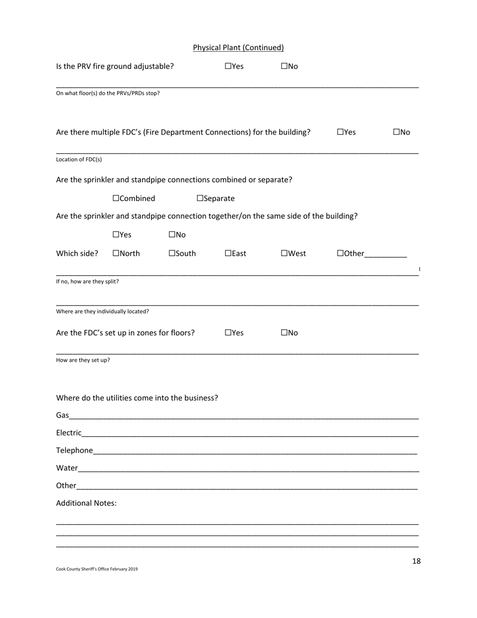 Business Safety Plan Workbook - Cook County, Illinois, Page 18