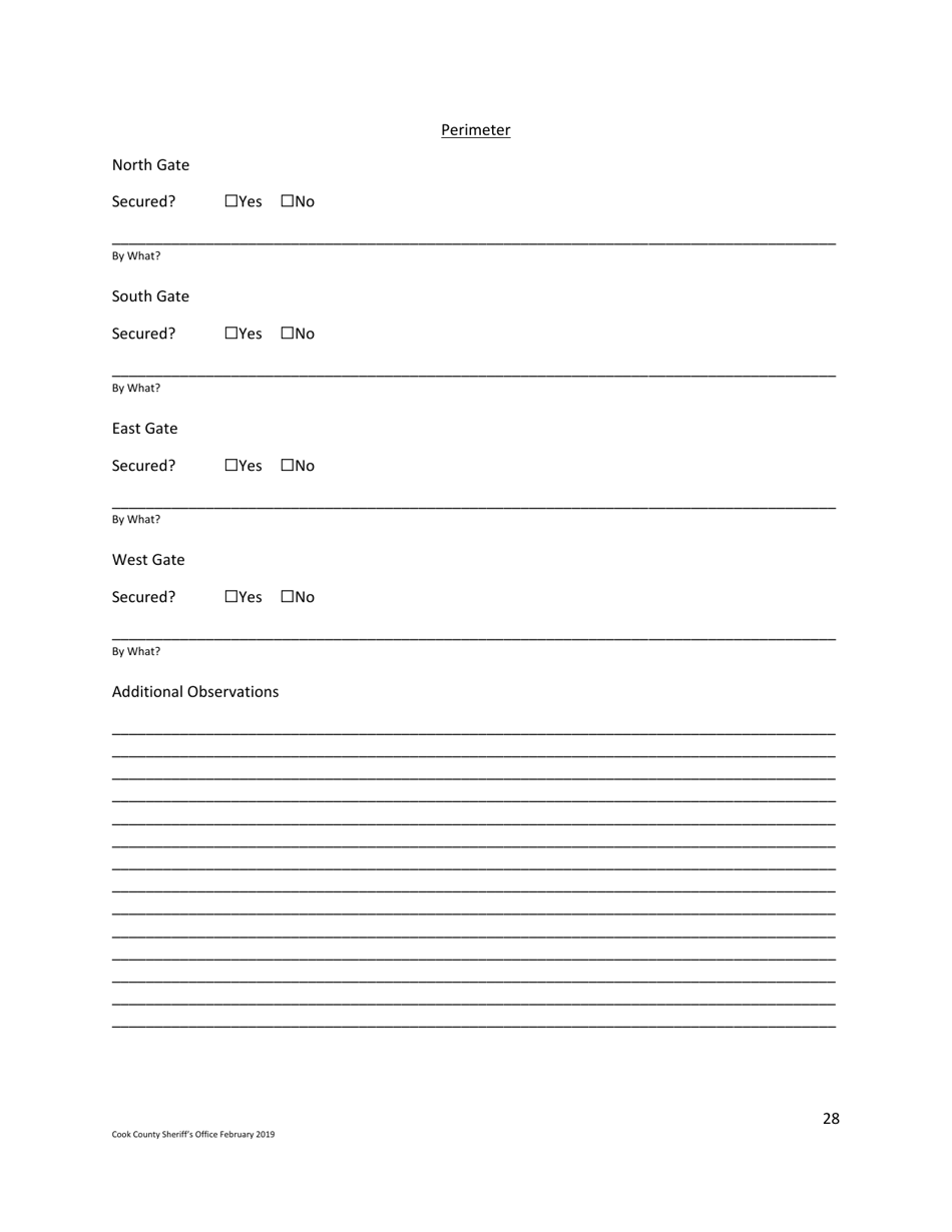 Business Safety Plan Workbook - Cook County, Illinois, Page 28