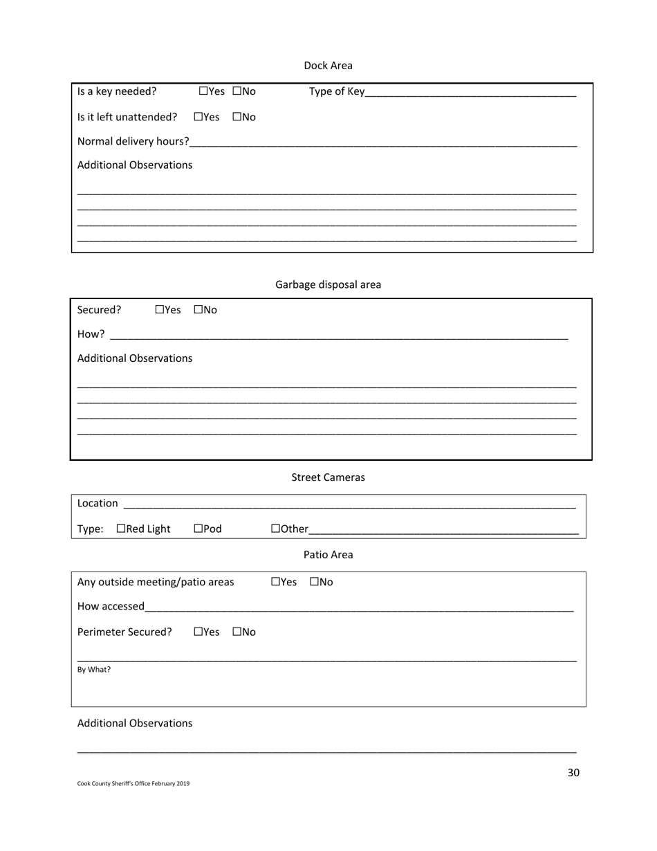 Business Safety Plan Workbook - Cook County, Illinois, Page 30