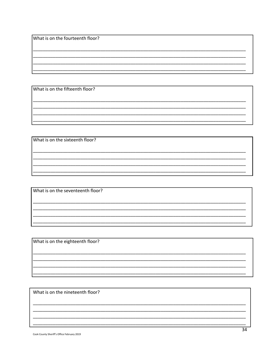 Business Safety Plan Workbook - Cook County, Illinois, Page 34