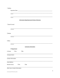 Business Safety Plan Workbook - Cook County, Illinois, Page 4