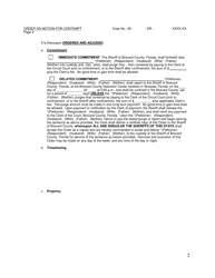 Form LAW1023 Order on Motion for Contempt - Brevard County, Florida, Page 2