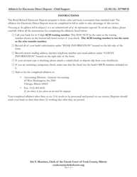 Form 337-009 Affidavit for Electronic Direct Deposit - Cook County, Illinois, Page 2