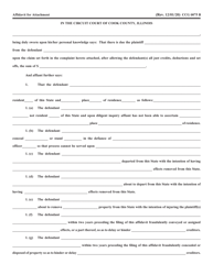 Form CCG0075 Attachment - Complaint (Post Judgment Proceedings) - Cook County, Illinois, Page 2