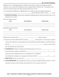 Form CCDR0605 Case Management Order - Cook County, Illinois, Page 3