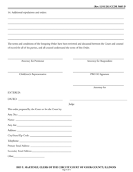 Form CCDR0605 Case Management Order - Cook County, Illinois, Page 4