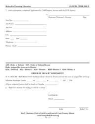Form CCDR0500 Certificate and Motion for Default Prove-Up in Suburban Municipal District - Cook County, Illinois, Page 2