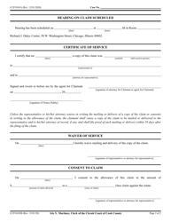 Form CCP0345 Claim - Cook County, Illinois, Page 2