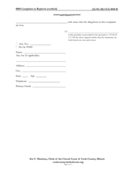Form CCG0018 Complaint in Replevin - Cook County, Illinois, Page 2