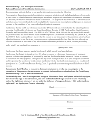Form CCCR0108 Problem Solving Court Participant Consent for Release/Disclosure of Confidential Information - Cook County, Illinois, Page 2