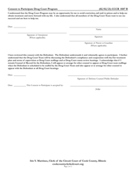 Form CCCR0107 Consent to Participate Drug Court Program - Cook County, Illinois, Page 2