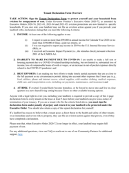 Document preview: Form CCM0055 Declaration Under Penalty of Perjury for State of Illinois Executive Order 2020-72 - Cook County, Illinois