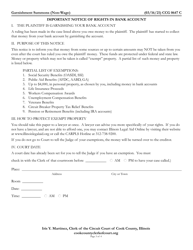 Form CCG0647 Garnishment Summons (Non-wage) - Cook County, Illinois, Page 3